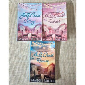 BLACKBIRD BEACH Books 1, 2, & 3 Gulf Coast Cottage Secrets Reunion Maggie Miller